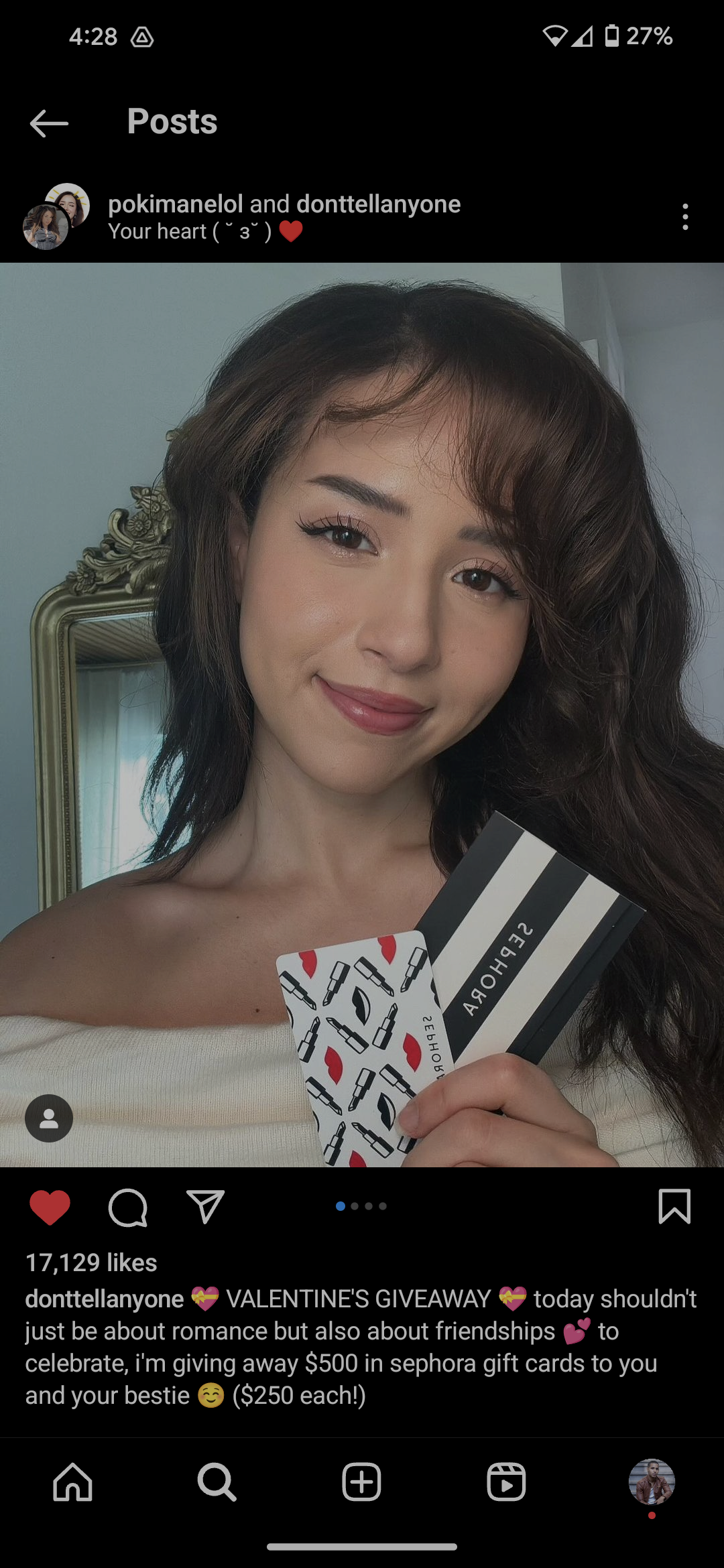 Pokimane Valentines Day